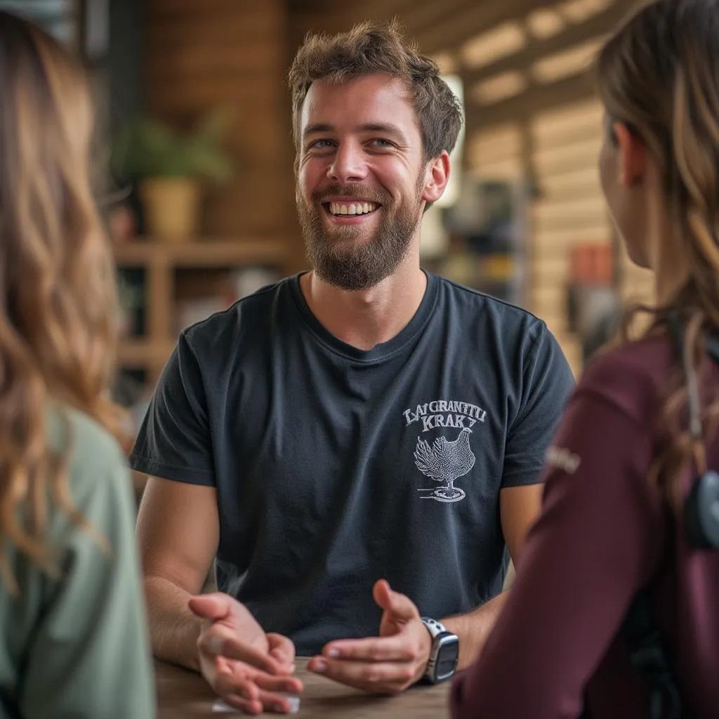 Portrait of Sam 'Pathfinder' Jones, Community Manager